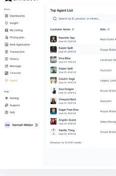 The LANDLUST account settings form, cropped at the edge of the strip