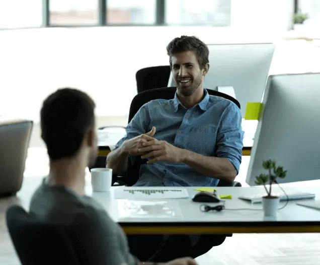 CRO specialist reviewing landing page test results