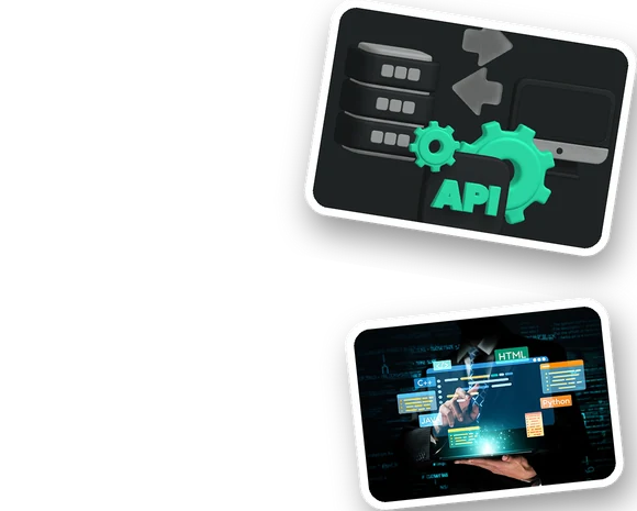 Backend development project screens