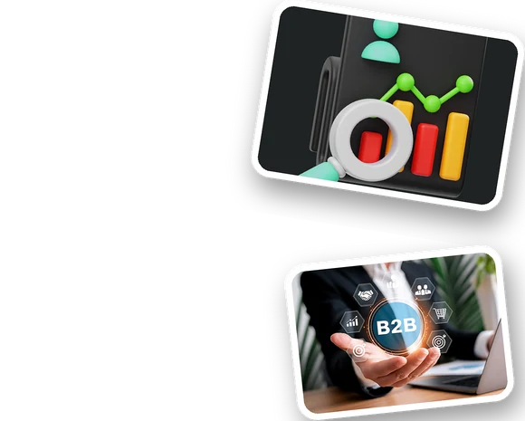 Digital marketing project screens
