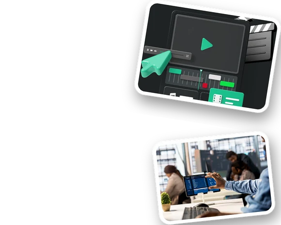 Responsive web design project screens