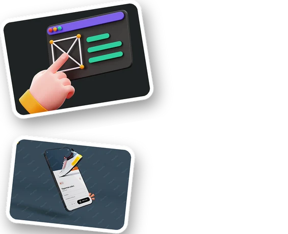 Wireframe design work samples